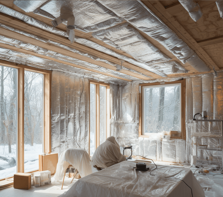 Insulating a private home